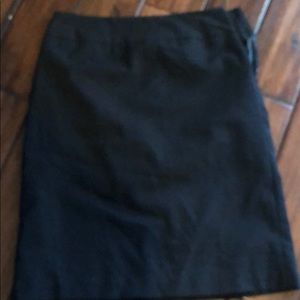 Classic black pencil skirt